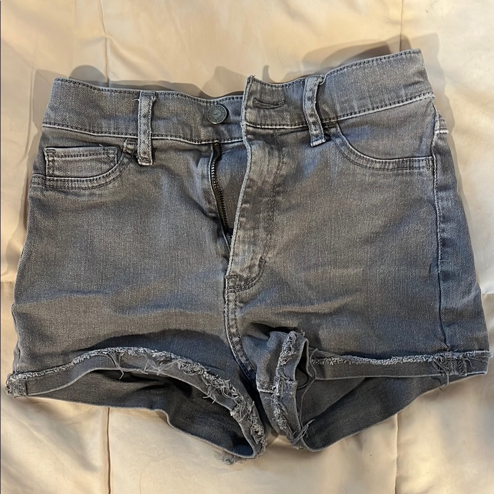 Gray stretch Denim Women's Shorts